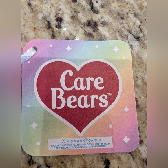 Care bears Women's White & Pink  Love A Lot Sleepwear Set Size XL 14/16 - Picture 5 of 8